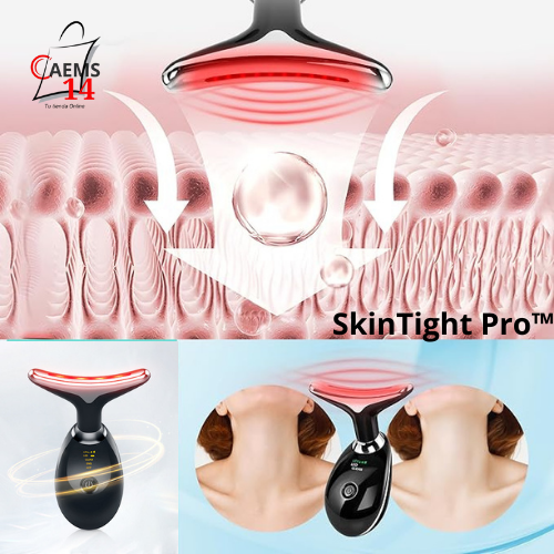 MASAJEADOR LED ANTIEDAD,  CUELLO Y ROSTRO  SKIN TIGHT PRO™  ⭐⭐⭐⭐⭐