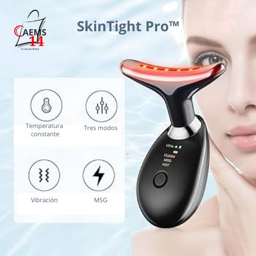 MASAJEADOR LED ANTIEDAD,  CUELLO Y ROSTRO  SKIN TIGHT PRO™  ⭐⭐⭐⭐⭐