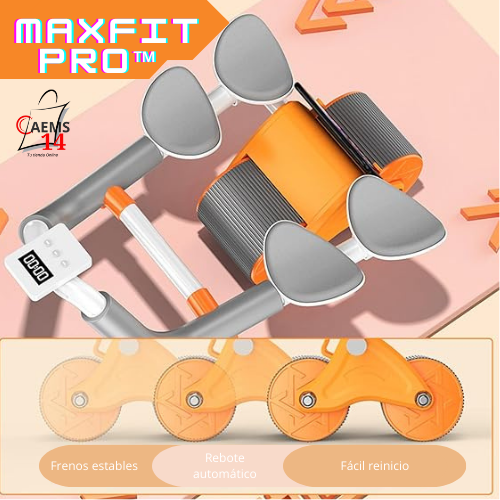 Rodillo para abdominales con soporte MaxFit Pro™⭐⭐⭐⭐⭐