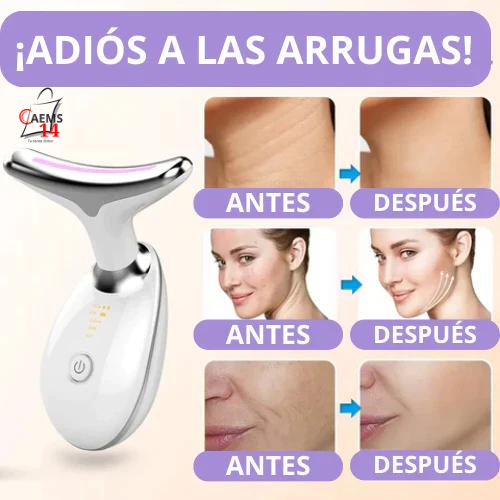 MASAJEADOR LED ANTIEDAD,  CUELLO Y ROSTRO  SKIN TIGHT PRO™  ⭐⭐⭐⭐⭐